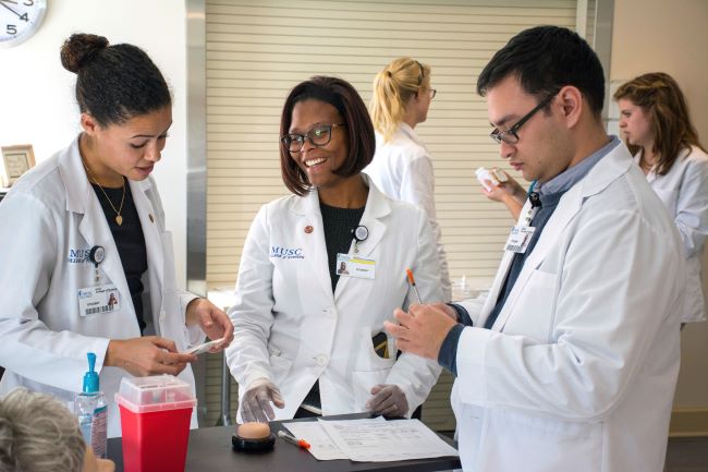 Nursing education program at MUSC.